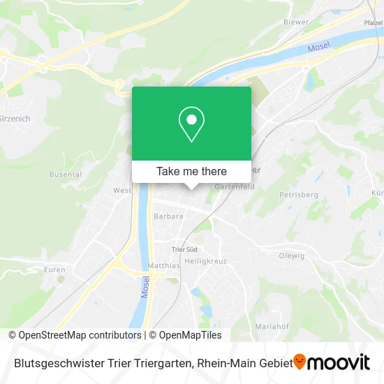 Карта Blutsgeschwister Trier Triergarten