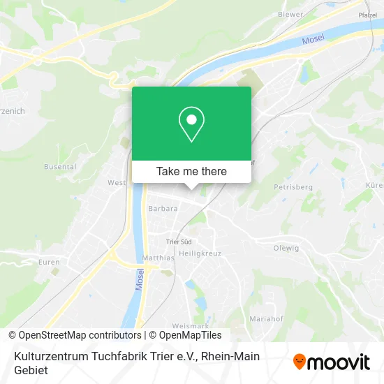 Kulturzentrum Tuchfabrik Trier e.V. map