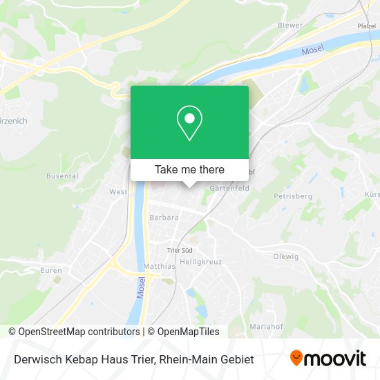Карта Derwisch Kebap Haus Trier