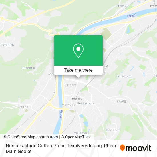 Карта Nusia Fashion Cotton Press Textilveredelung
