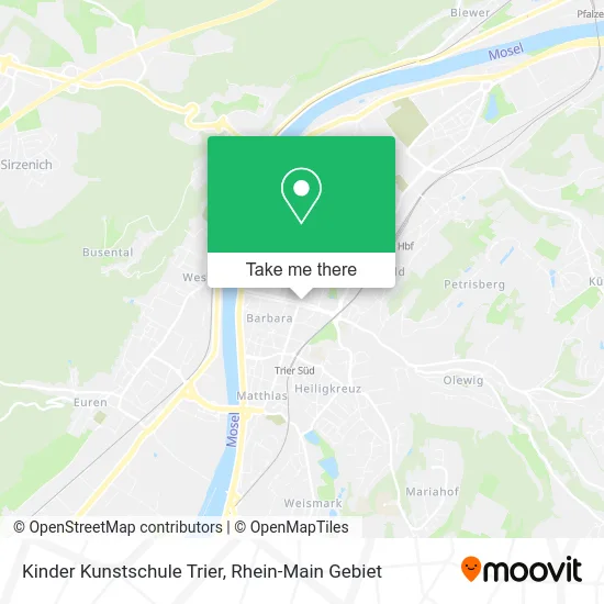 Карта Kinder Kunstschule Trier