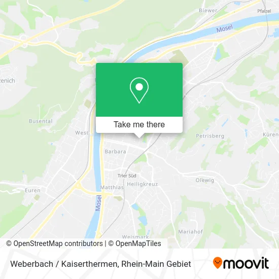 Карта Weberbach / Kaiserthermen