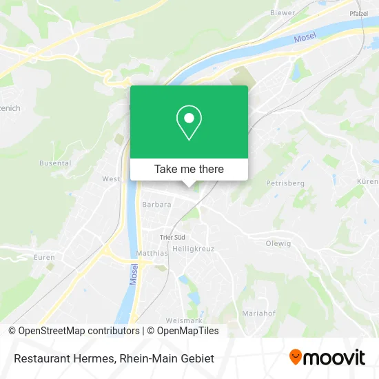Карта Restaurant Hermes