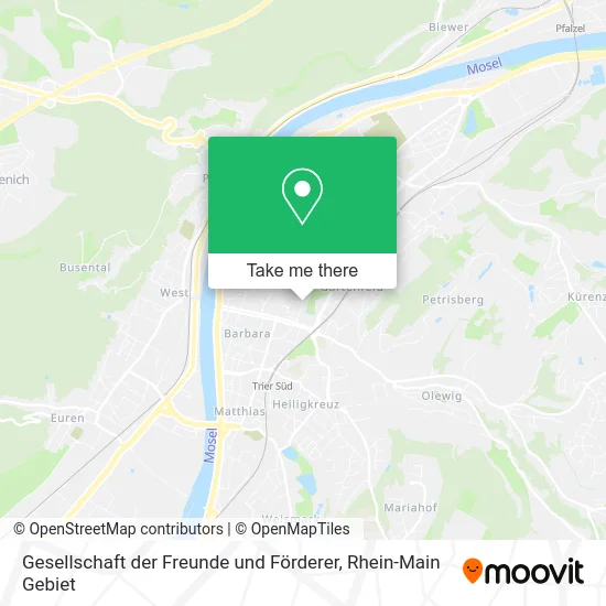 Карта Gesellschaft der Freunde und Förderer