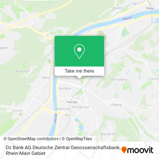 Карта Dz Bank AG Deutsche Zentral Genossenschaftsbank