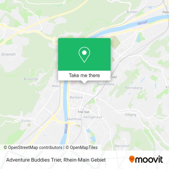 Карта Adventure Buddies Trier