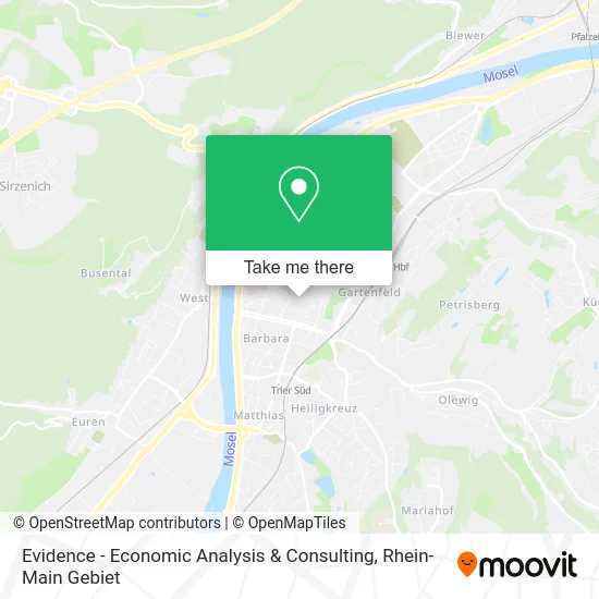 Карта Evidence - Economic Analysis & Consulting