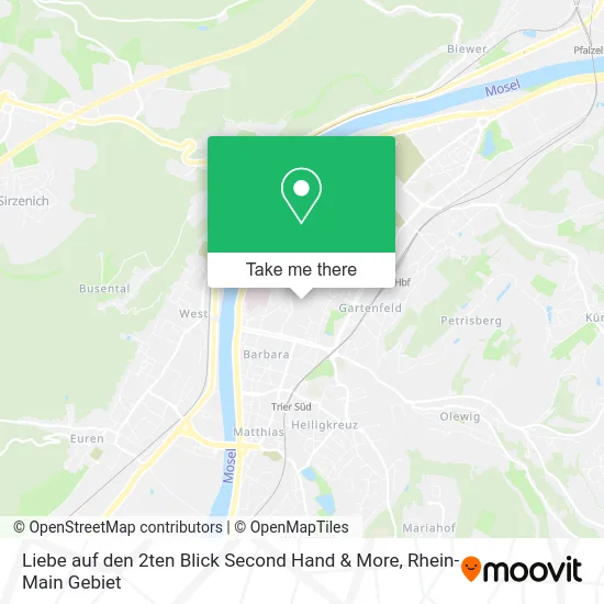 Карта Liebe auf den 2ten Blick Second Hand & More