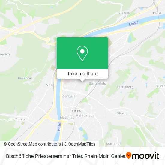 Карта Bischöfliche Priesterseminar Trier