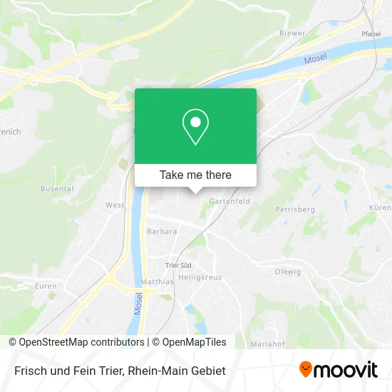 Карта Frisch und Fein Trier