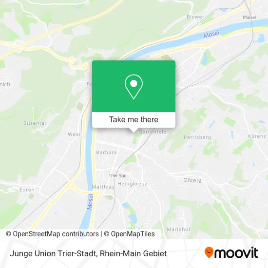 Junge Union Trier-Stadt map