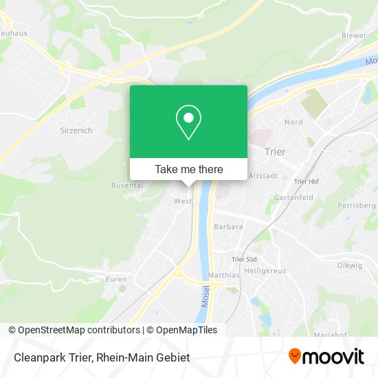 Карта Cleanpark Trier