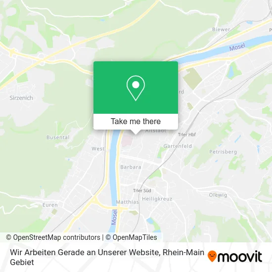 Карта Wir Arbeiten Gerade an Unserer Website