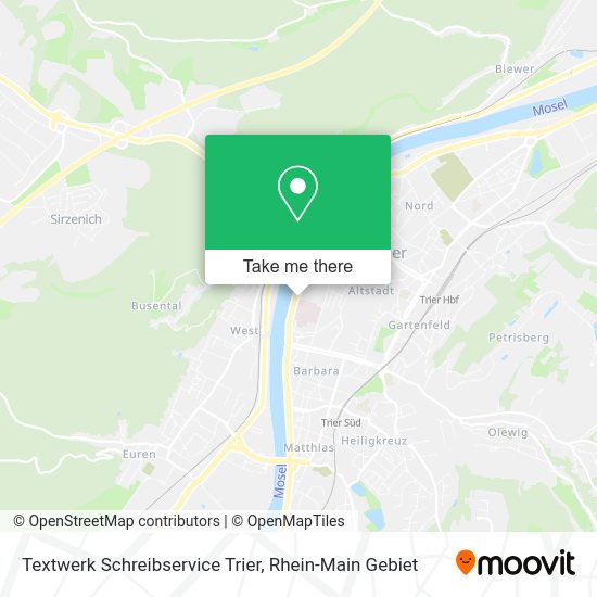 Карта Textwerk Schreibservice Trier