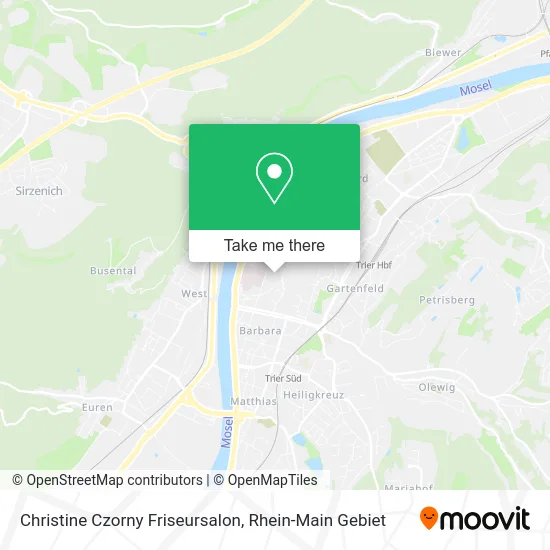 Christine Czorny Friseursalon map