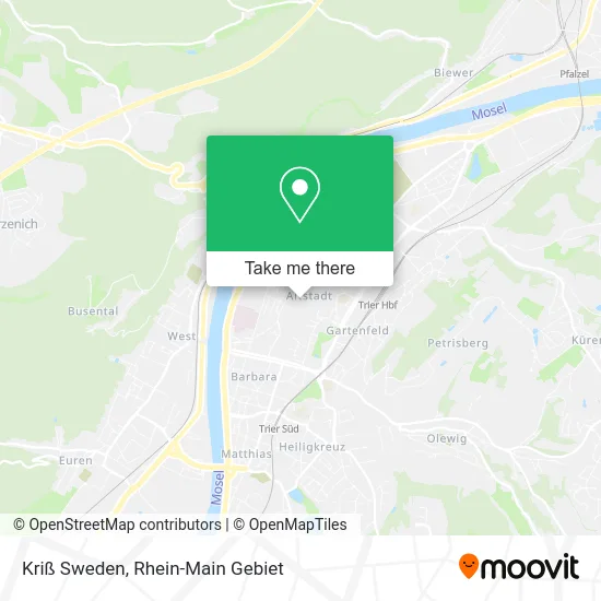Карта Kriß Sweden