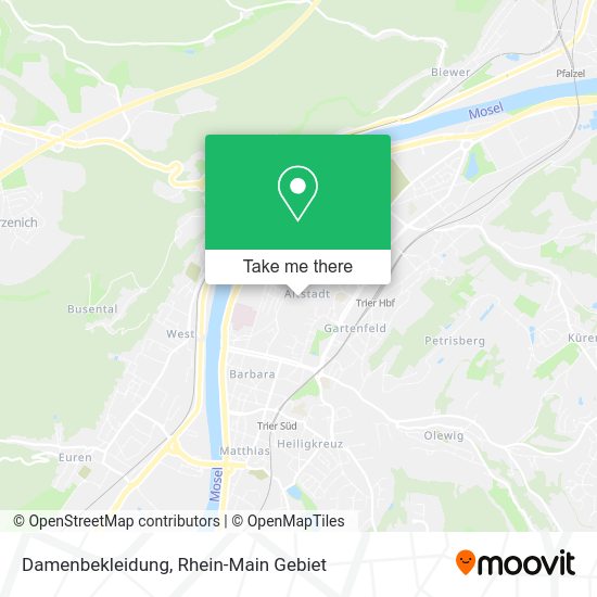 Карта Damenbekleidung