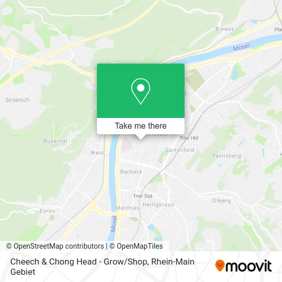 Карта Cheech & Chong Head - Grow / Shop