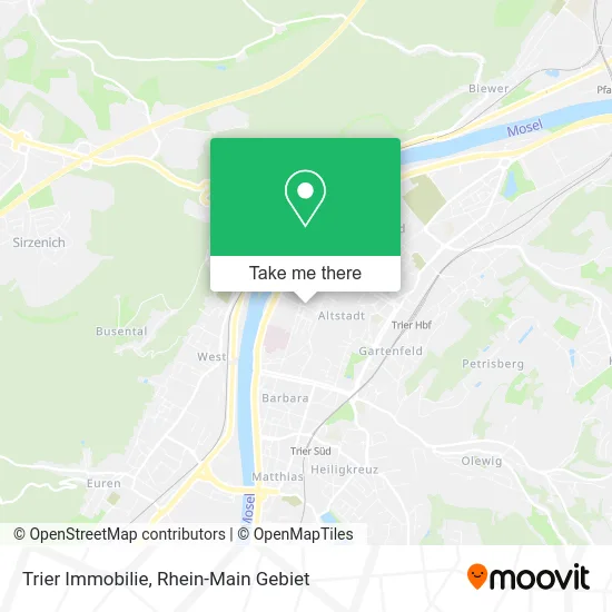 Карта Trier Immobilie