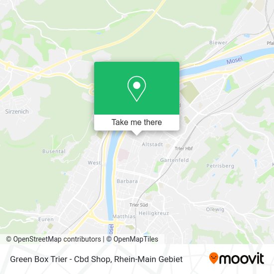 Карта Green Box Trier - Cbd Shop