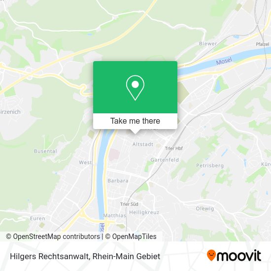 Карта Hilgers Rechtsanwalt