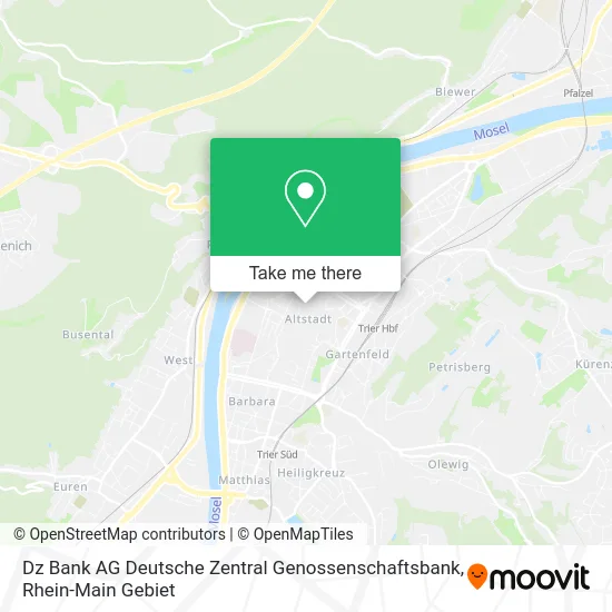 Карта Dz Bank AG Deutsche Zentral Genossenschaftsbank