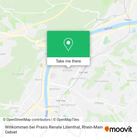 Карта Willkommen bei Praxis Renate Lilienthal