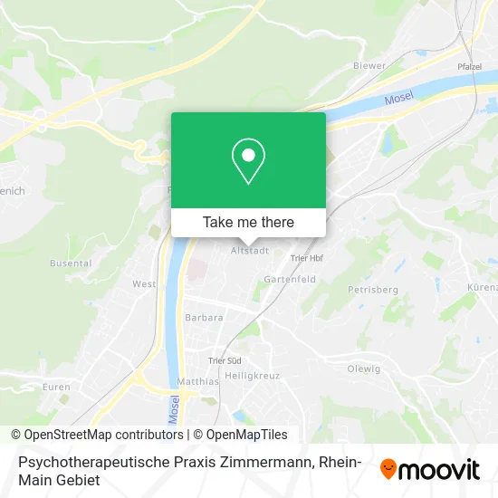 Карта Psychotherapeutische Praxis Zimmermann