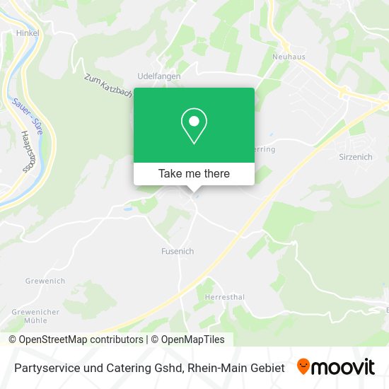 Карта Partyservice und Catering Gshd