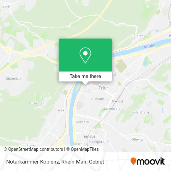 Карта Notarkammer Koblenz
