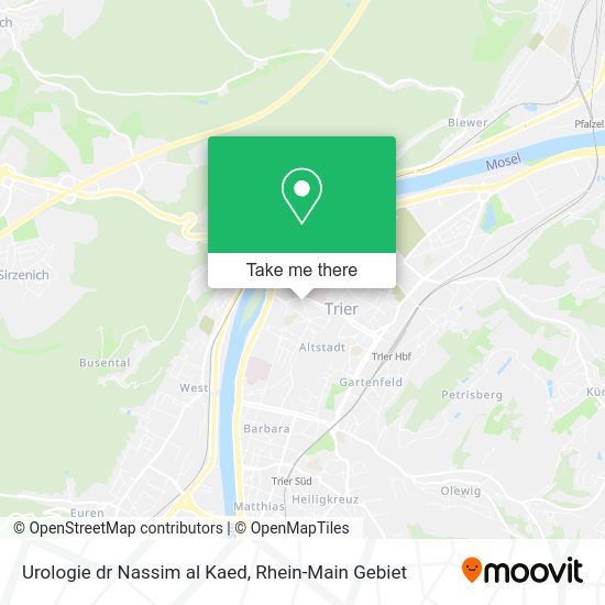 Карта Urologie dr Nassim al Kaed