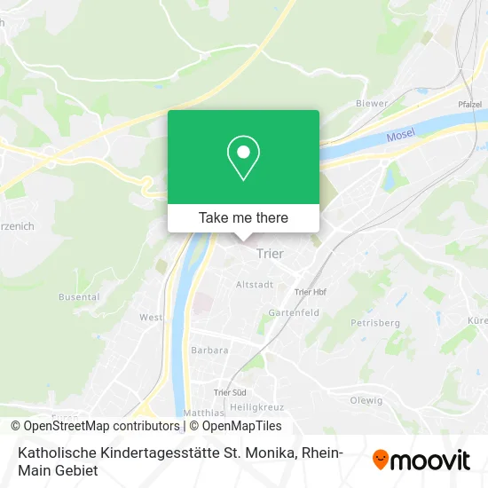 Карта Katholische Kindertagesstätte St. Monika