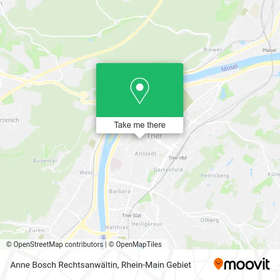 Карта Anne Bosch Rechtsanwältin