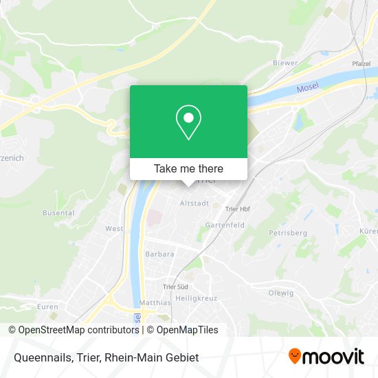 Карта Queennails, Trier