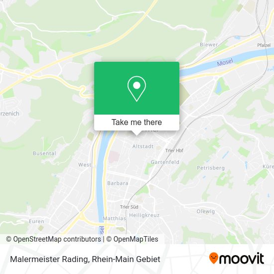 Карта Malermeister Rading