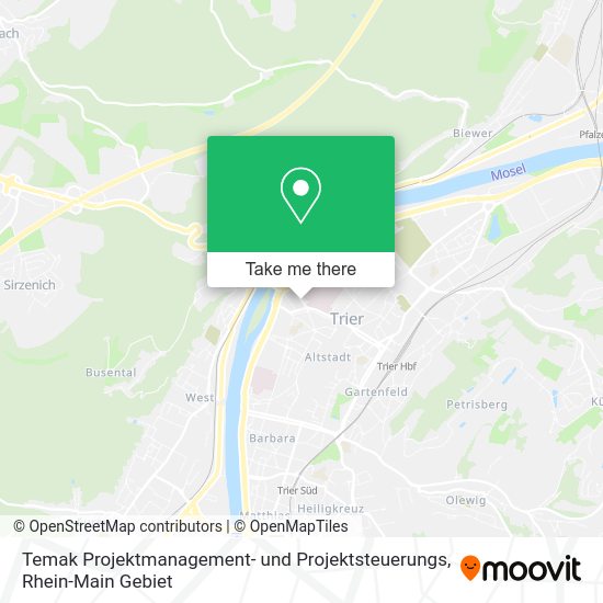 Карта Temak Projektmanagement- und Projektsteuerungs