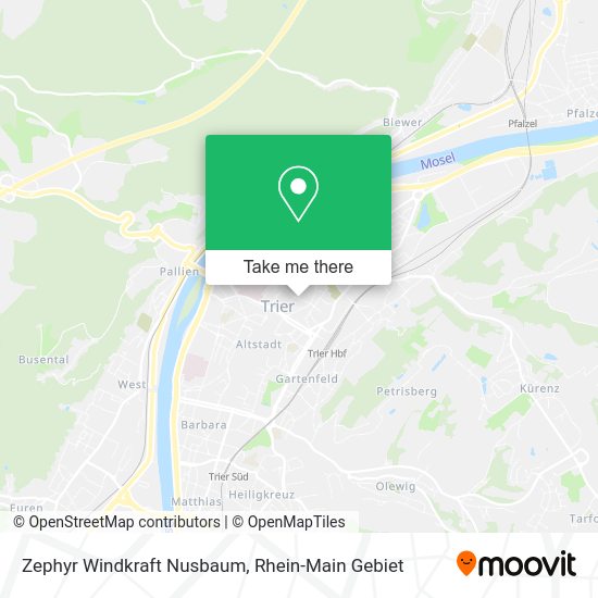 Карта Zephyr Windkraft Nusbaum