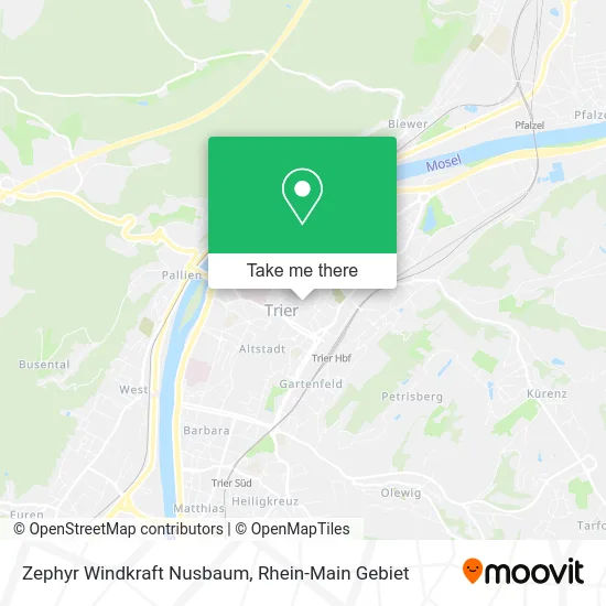 Карта Zephyr Windkraft Nusbaum