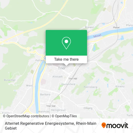 Карта Alternet Regenerative Energiesysteme