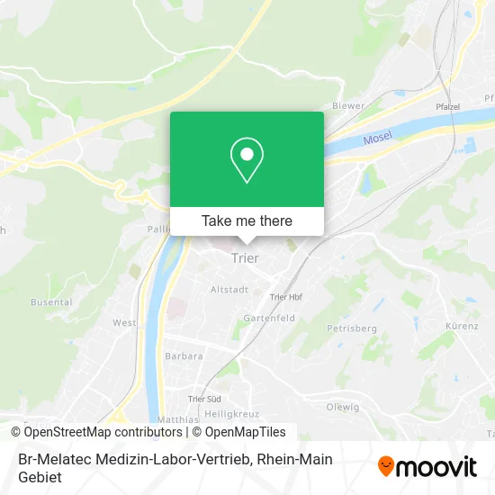 Карта Br-Melatec Medizin-Labor-Vertrieb