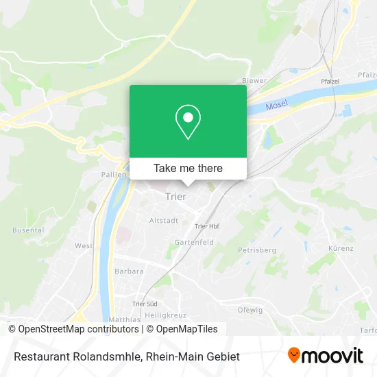 Карта Restaurant Rolandsmhle