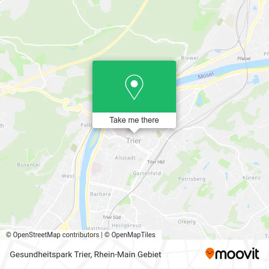 Карта Gesundheitspark Trier