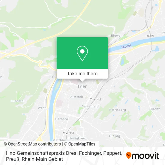 Карта Hno-Gemeinschaftspraxis Dres. Fachinger, Pappert, Preuß