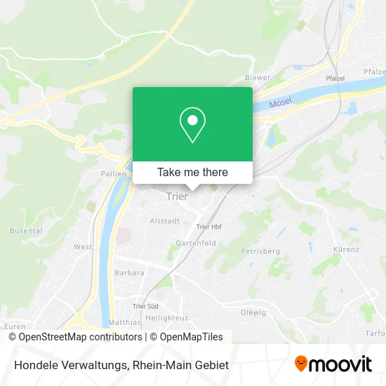 Карта Hondele Verwaltungs