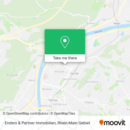 Карта Enders & Partner Immobilien