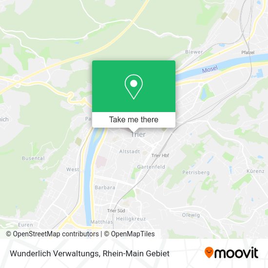 Карта Wunderlich Verwaltungs