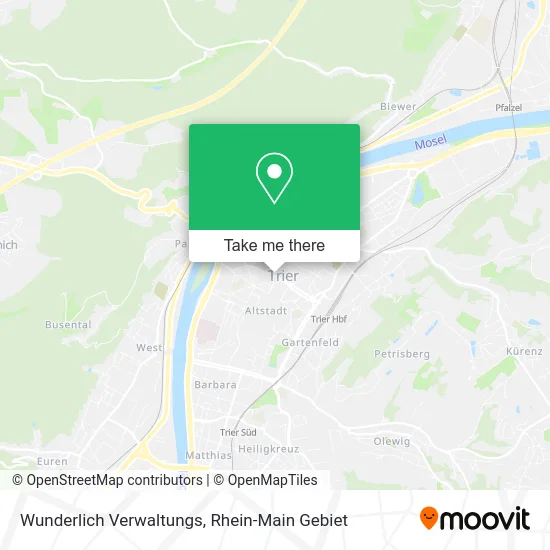 Карта Wunderlich Verwaltungs