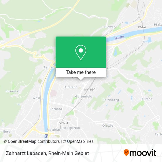 Карта Zahnarzt Labadeh