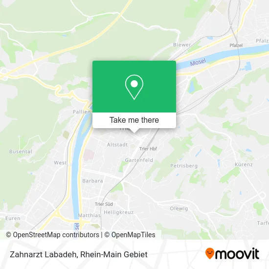 Карта Zahnarzt Labadeh