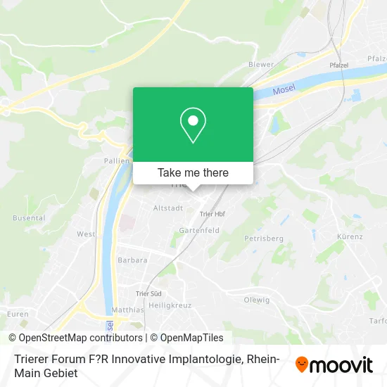 Карта Trierer Forum F?R Innovative Implantologie